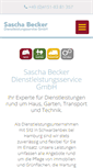 Mobile Screenshot of becker-dienstleistungen.net